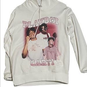 Playboi Carti Brand New Hoodie Never worn Size L White